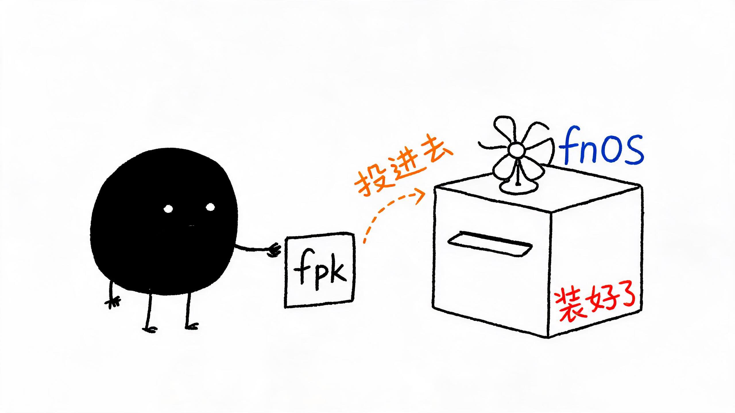 小黑把 fpk 投进 NAS