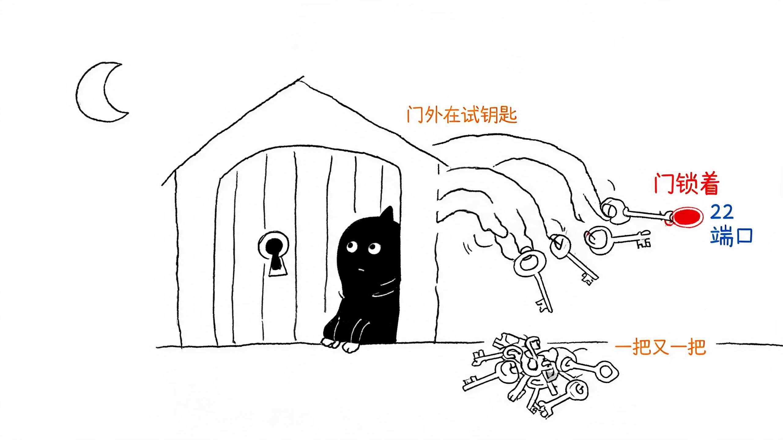 门外永远有人在试钥匙